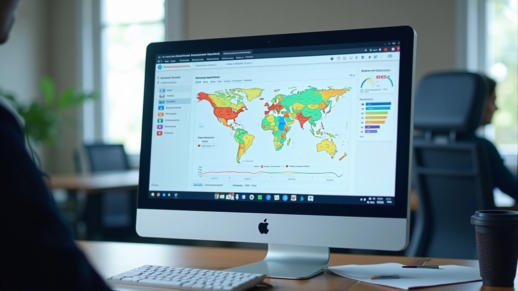 Mapa de calor Hotjar mostrando áreas de clique num website