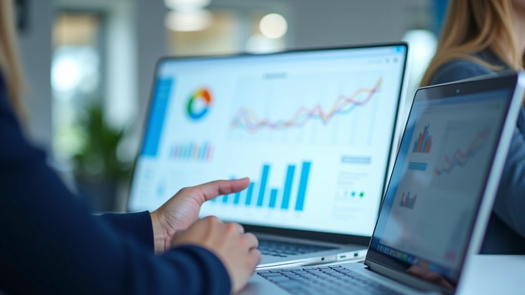 Análise de dados em dashboard moderno