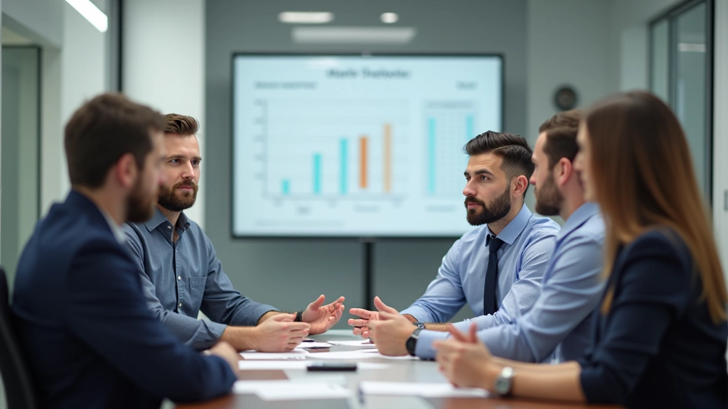 Equipa em reunião de planeamento